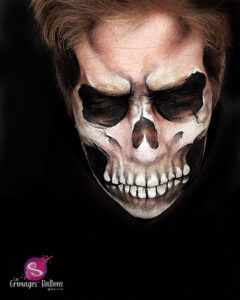Skull réaliste 2022 logo